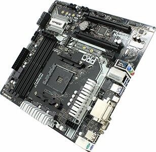 Материнская плата mATX LGAAM4 ASRock A320M Pro4