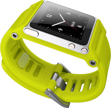 Чехол-браслет LunaTik CMYK TikTok Yellow Watch Band для iPod nano 6G, желтый [TTYEL-009]