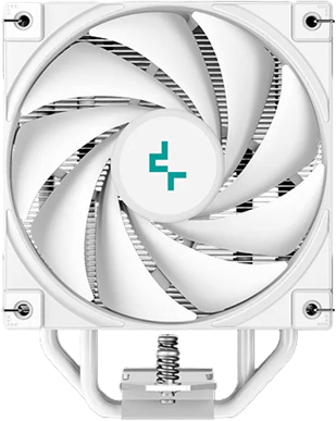 Кулер для процессора DEEPCOOL AK400 DIGITAL WH LGA1700/1200/115X/AM5/AM4 (18шт/кор, TDP 220W, PWM, Fan 120mm, 4 тепл. трубки, ARGB, белый) RET (R-AK400-WHADMN-G)