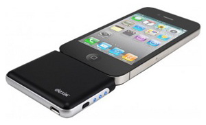 Дополнительный аккумулятор Dexim 1000mAh для iPhone/iPod, черный [DCA208]