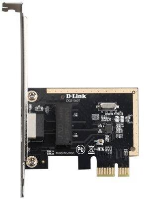D-Link DGE-560T/D1A Сетевой PCI Express адаптер, 1x1000Base-T