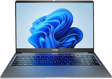 Ноутбук Tecno Megabook T1 15.6" FHD i3-1005G1/12/256 SSD/WF/BT/Cam/Linux серый