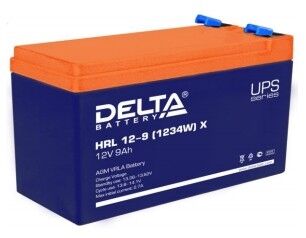 Delta HRL 12-9 (1234W) X (9А\ч, 12В) свинцово- кислотный  аккумулятор