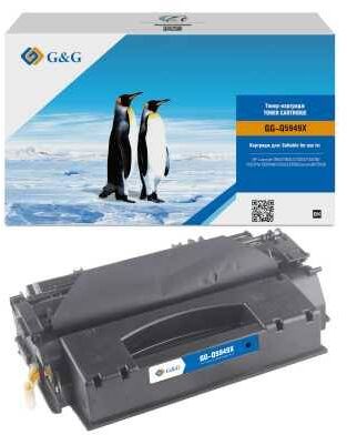 Картридж G&G, аналог HP Q5949X/Q7553X/ Canon 108H/708H/715H/508II/515II/308H/315H 7k с чипом