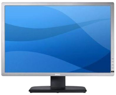 Монитор 24" Dell UltraSharp U2412M серебристый