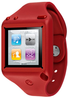 Чехол-браслет SwitchEasy Ticker для iPod nano 6G, красный [SW-TKN6-R]