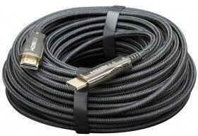 Активный оптический кабель HDMI Cablexpert, 100м, v2.0, 19M/19M, AOC Premium Series, позол.разъемы, экран, коробка (CCBP-HDMI-AOC-100M)