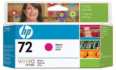 Картридж Cartridge HP 72 для DJ T610/T620/T770/T1100/T1120/ T1200/T2300/T1300/T790, пурпурный (130мл)