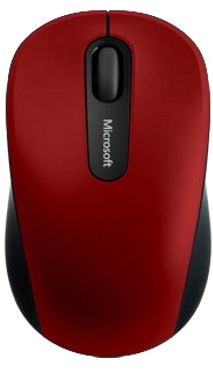 Мышь беспроводная Microsoft Retail Wireless Mobile Mouse 3600 BT Red/Black (PN7-00014)