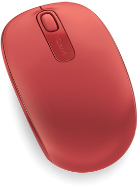 Мышь беспроводная Microsoft Retail Wireless Mobile Mouse 1850 Red USB (U7Z-00034)