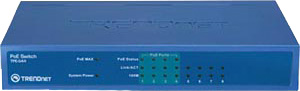 Коммутатор Trendnet TPE-S44 8 портовый (4хPOE и 4х10/100 Мбит/c) коммутатор