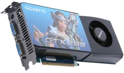 Видеокарта PCI-E NVIDIA GeForce GTX285 1024MB DDR3 Gigabyte [GV-N285UD-1GH] RTL