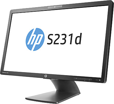 Монитор 23" HP S231d черный IPS