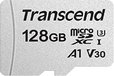 Карта памяти 128 Гб Micro SDXC Transcend Class 10 UHS-I U3 V30 A1[TS128GUSD300S]