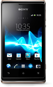 Cмартфон Sony C1605 Xperia™ E dual, Champagne