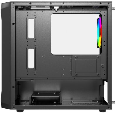 Корпус PowerCase Micro A3B ARGB, черный, mATX, без БП (CMMAB-A3)