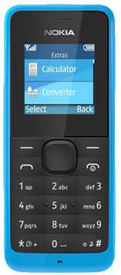 Мобильный телефон Nokia 105 Cyan