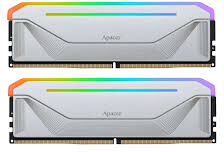 Оперативная память Apacer DDR5 32GB 5200MHz DIMM NOX RGB White Gaming Memory (PC5-41600) CL40 1.25V Kit (2x16GB) (Retail) 2048*8 Heat Sink (Retail) 3 years (AH5U32G52C522NWAA-2)