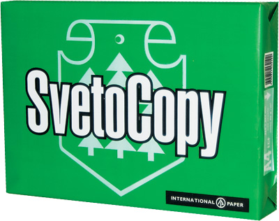 Бумага SVETOCOPY, А4, 80 г,м2, 500л