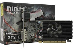 Видеокарта Ninja NVIDIA nVidia GeForce G 210 NF21NP013F 1Gb DDR3 PCI-E VGA, DVI, HDMI