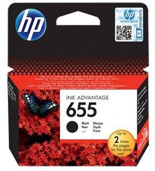 Картридж HP 655 струйный черный (550 стр)