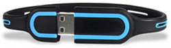 Модуль памяти USB2.0 Super Talent Rubber 8 Гб в виде браслета