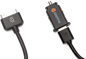 Автомобильное ЗУ Griffin PowerJolt Micro 30-pin для iPhone/iPad [GC23095]
