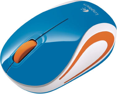 Мышь беспроводная Logitech Wireless Mouse M187 Blue USB (910-002733)