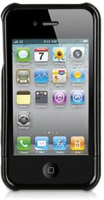 Бампер Griffin Elan Frame Chrome для iPhone 4, cерый [GB01790]