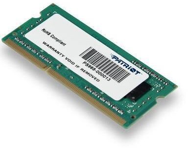 Модуль памяти SODIMM 4GB DDR3-1600 PSD34G160081S PATRIOT