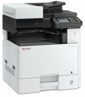 МФУ лазерный Kyocera Ecosys M8124cidn (EU) (1102P43NL0) A3 Duplex Net белый
