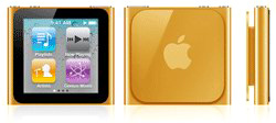 Аудиоплеер Apple iPod nano 6Gen [MC697QB/A] 16 GB orange