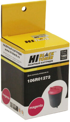 Тонер-картридж Hi-Black (HB-106R01272) для Xerox Phaser 6110, M, 1K