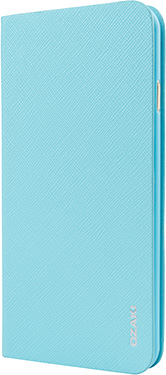 Чехол-книжка для iPhone 6 Plus Ozaki O!coat 0.4 + Folio, голубой [OC581LB]