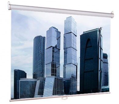 Экран Lumien 160x160см Eco Picture LEP-100105 1:1 настенно-потолочный рулонный