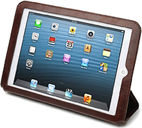 Чехол Untamo Timbler Genuine Leather Case для iPad mini, dark brown [UIPADMINIDARKBROWN]