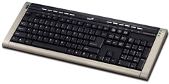 Клавиатура USB Genius Slim Star 220 Pro Black