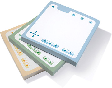 Набор блокнотов (6 шт.) Livescribe Sticky Notes для Smartpen [ANA-00043]