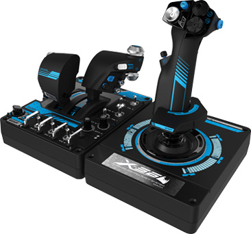 Контроллер игровой Logitech G Saitek Pro Flight X56 Rhino (945-000002)