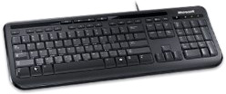 Клавиатура USB Microsoft Retail Wired Keyboard 600 Black (ANB-00018)