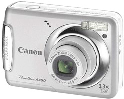 Цифровая фотокамера Canon PowerShot A480 Silver