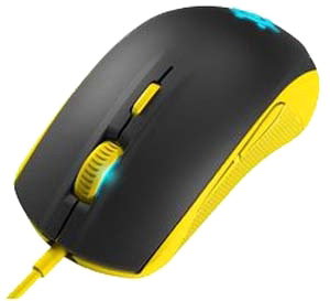 Мышь игровая SteelSeries Rival 100 Proton (62340), желтый/черный