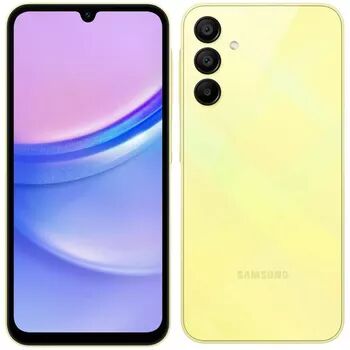 Смартфон Samsung Galaxy A15, MediaTek Helio G99, 4Gb RAM, 128Gb, желтый (SM-A155FZYDMEA)