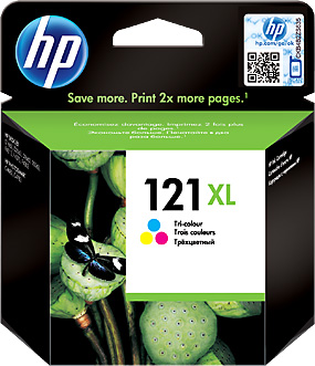 Картридж HP CC644HE №121XL (цветной, повышеной емкости)