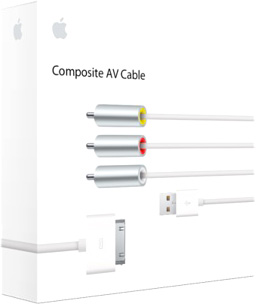 Кабель Apple Composite AV Cable [MC748ZM/A]
