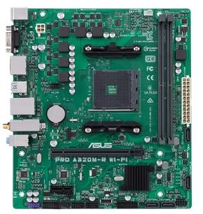 Материнская плата mATX LGAAM4 ASUS PRO A320M-R WI-FI/CSM