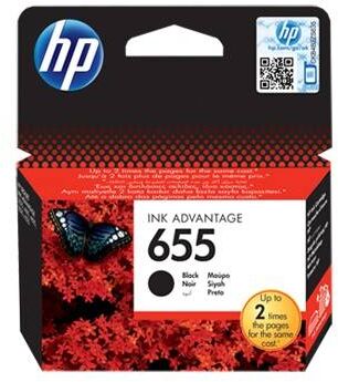 Картридж HP 655 струйный черный (550 стр)