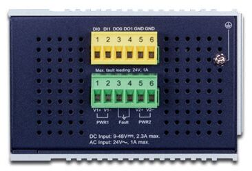 коммутатор/ PLANET IP30 L2+ SNMP Manageable 8-Port Gigabit POE+(AT) Switch + 2-Port Gigabit SFP Industrial Switch (-40 to 75 C), ERPS Ring Supported, 1588