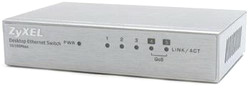 Коммутатор Zyxel Omni LAN Switch ES-105A 5*10,100 TX Metal Case (2 приоритетных порта)