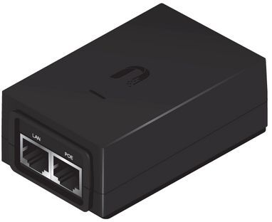 Блок питания Ubiquiti POE-24-24W Ubiquiti блок питания с PoE, 220 VAC -> 24VDC 1A - с кнопкой Reset и удаленной перезагрузкой (023033)